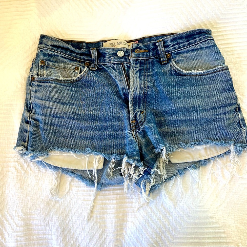 Levi Vintage Denim Cut Offs